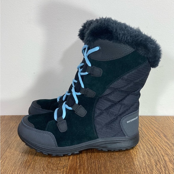 NWT Columbia Ice Maiden ll Snow Boot Women’s Size 6 Black/Oxygen - Picture 2 of 10